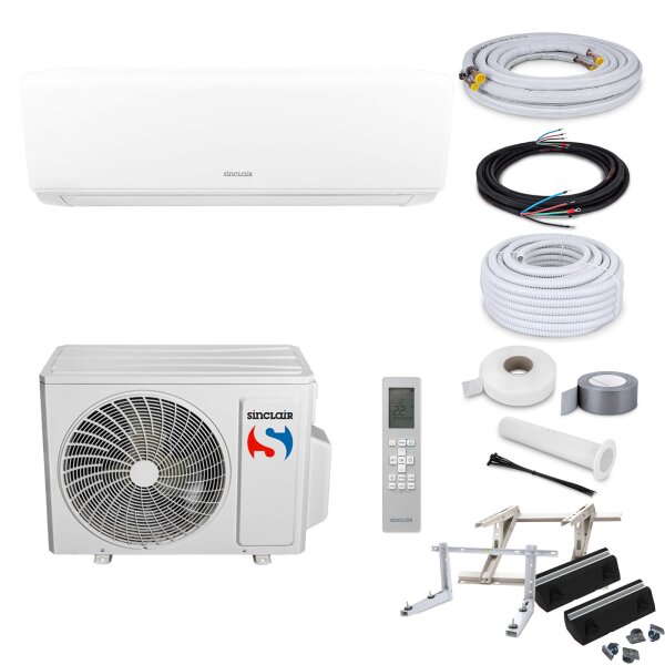 Sinclair Klimaanlage Sky 3 SIM+SOM-12BS3 Wandgerät-Set 3,2 kW - ohne Montage Set - ohne Befestigung