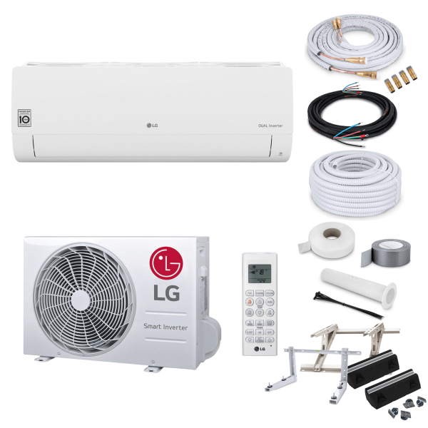 LG Klimaanlage Standard 2 S24EC Wandgerät-Set 6,6 kW - ohne Quick Connect - ohne Befestigung