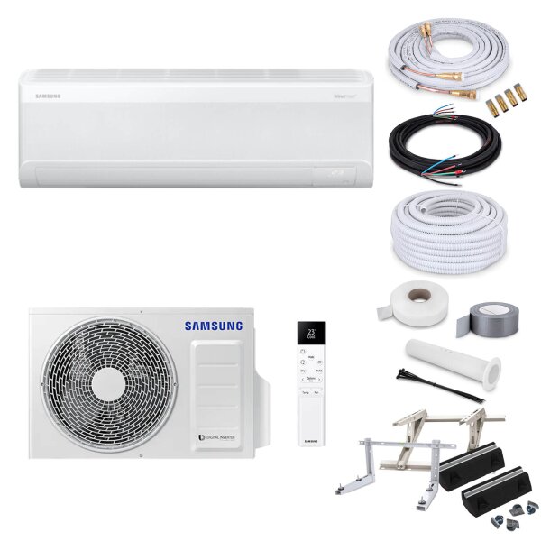Samsung Klimaanlage Wind-Free Elite S2 AR70F12CAAWNEU/X Wandgerät-Set 3,5 kW - 3 Meter - ohne Befestigung