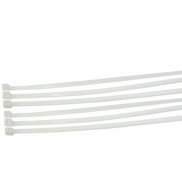 Kabelbinder 100 x 2,5 mm weiß / natur 100 Stück