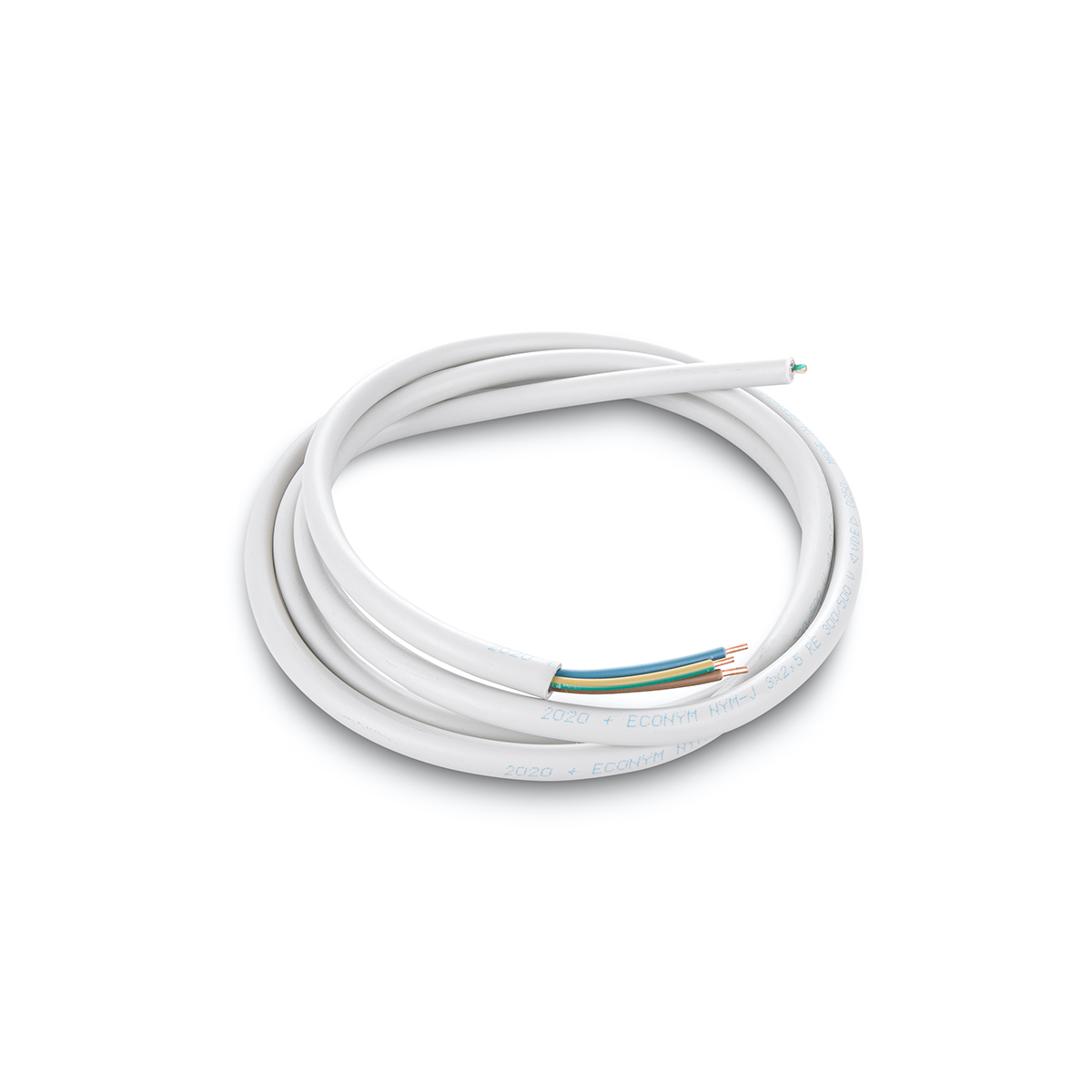 25m Mantelleitung Stromkabel NYM-J 3 x 2,5 Grau Elektrokabel Kabel