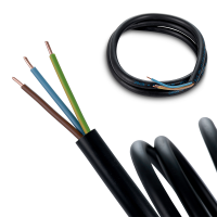 Erdleitung/Starkstromkabel NYY-J 3x1,5mm - 40 Meter