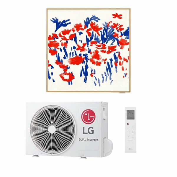 LG Klimaanlage Artcool Gallery Photo A09GA1 R32 Wandgerät-Set 2,5 kW