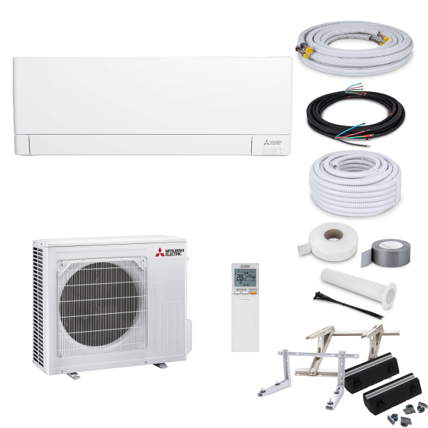 Mitsubishi Klimaanlage MSZ-AY50VGK R32 Wandgerät-Set 5,0 kW - ohne Montage Set - Wandkonsole MS253
